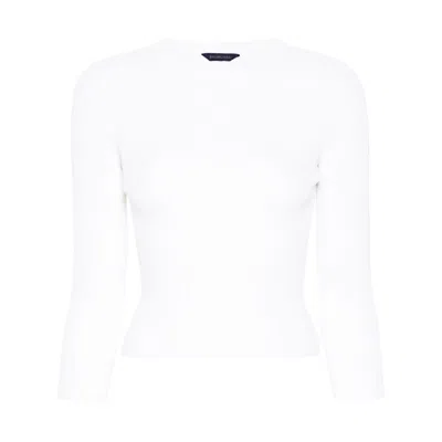 BALENCIAGA BALENCIAGA WHITE KNITWEAR - JUMPERS WOMEN