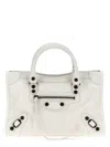 Balenciaga Small Le City Arena Storico Leather Bag In White