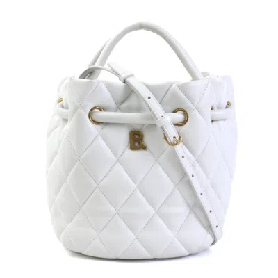 Pre-owned Balenciaga White Leather Handbag Shoulder Bag ()