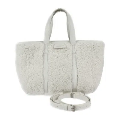 Pre-owned Balenciaga White Leather Handbag Tote Bag ()