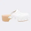 Balenciaga X Scholl 40mm Clog Mules In White