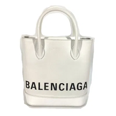 Pre-owned Balenciaga White Leather Shoulder Bag ()