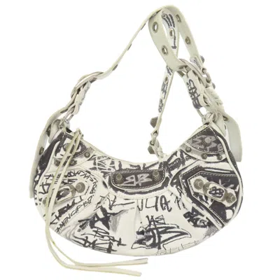 Pre-owned Balenciaga White Leather Shoulder Bag ()