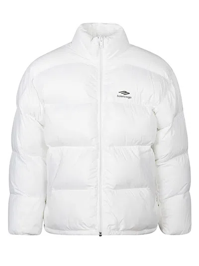 Balenciaga White Logo Jacket