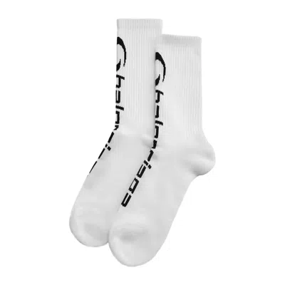 Balenciaga White Logo Socks