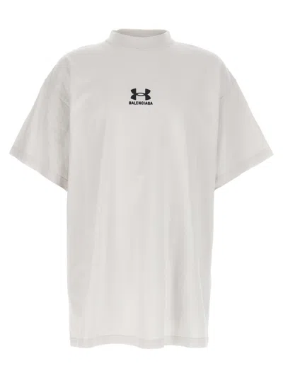 BALENCIAGA WHITE LOGO T-SHIRT