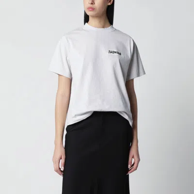 BALENCIAGA WHITE MASKING TAPE T-SHIRT, MEDIUM FIT
