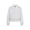 Balenciaga Pocketed Bomber Jacket In White