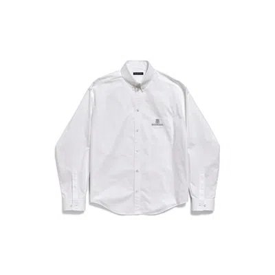 Balenciaga White Poplin Shirt