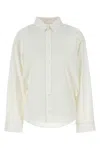 Balenciaga White Poplin Shirt In White