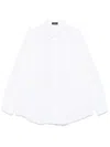 Balenciaga Casual Shirt With Buttoned Cuffs And Pointed Collar In White
