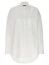 Balenciaga Poplin Oversize Shirt In White