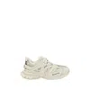 Balenciaga Track Faux-leather And Recycled-mesh Trainers In Neutral