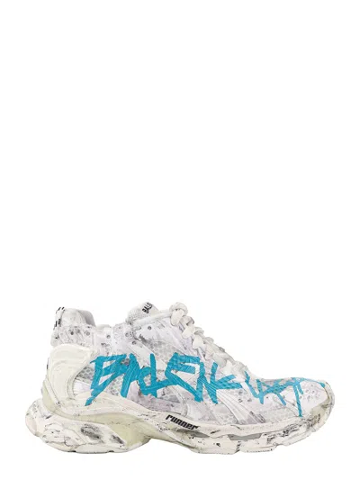 BALENCIAGA WHITE RUNNER SNEAKERS