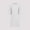 Balenciaga Semi Fitted Cotton T-shirt Dress In White