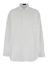 Balenciaga White Shirt With Pointed Collar In Cotton Man In White