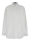 Balenciaga White Shirt With Pointed Collar In Cotton Man In White
