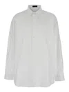 Balenciaga White Shirt With Pointed Collar In Cotton Man In Multicolor