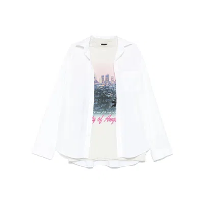 Balenciaga White Shirts Men In Gray