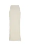 Balenciaga White Stretch Bouclã¨ Skirt