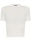 Balenciaga Women Open-knit Wool Top In White