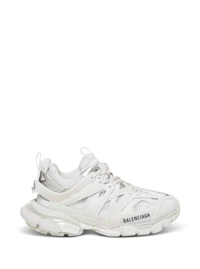 Balenciaga Track Nylon And Mesh Trainers In White