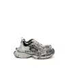 Balenciaga 3xl Split Logo Nylon And Mesh Sneakers In Multi