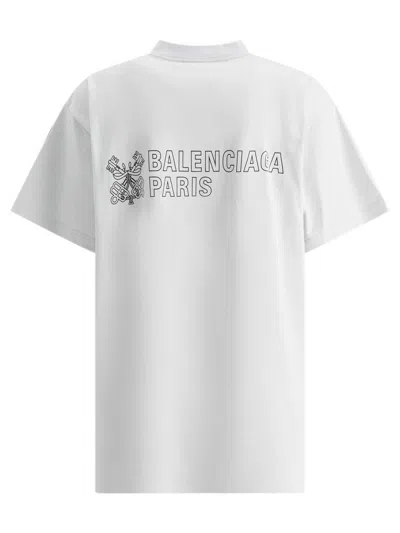 Balenciaga White Under Armour Cotton T-shirt