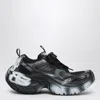 Balenciaga 6xl Spray-effect Sneakers In Black
