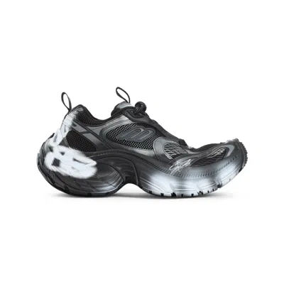 BALENCIAGA BALENCIAGA WHITE/BLACK 6XL SNEAKERS WITH SPRAY DETAILS
