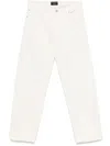 Balenciaga Wide Camel White Jean Pants In Multi