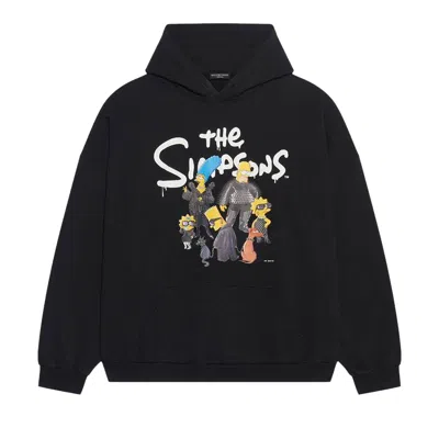 Pre-owned Balenciaga Wide Fit Hoodie 'black'