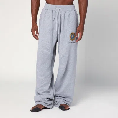 BALENCIAGA BALENCIAGA WIDE GREY UNIFORM MERCH TROUSERS