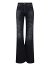 Balenciaga Wide Leg Pants In Black