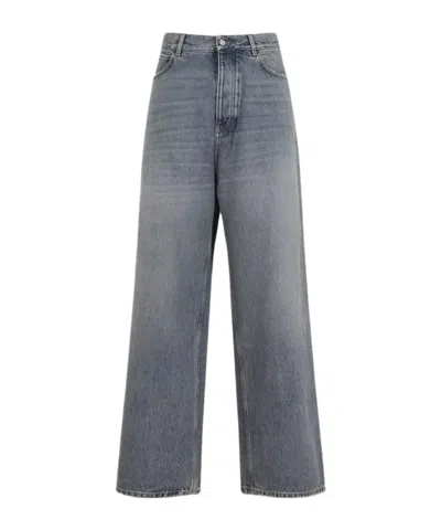 Balenciaga Wide-leg Jeans In Blue