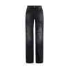 Balenciaga Wide Leg Pants In Black