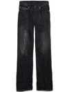 Balenciaga Wide Leg Pants In Black