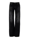 Balenciaga Wide Leg Pants In Black