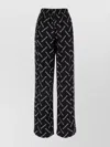 BALENCIAGA WIDE LEG PRINTED TROUSERS