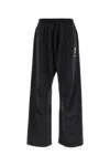 Balenciaga Elastic Waistband Tracksuit Pants In Gray