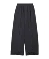 Balenciaga Wide-leg Track Pants In Black