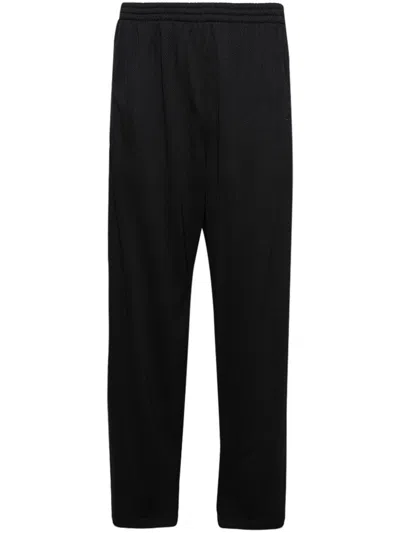 Balenciaga Wide-leg Track Pants In Black