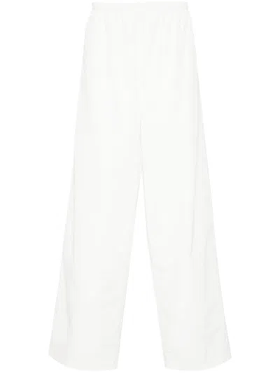 Balenciaga Wide-leg Track Pants In White