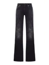 Balenciaga Wide Leg Pants In Black