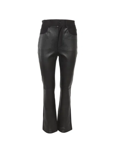 Pre-owned Balenciaga Wide-leg Trousers In Black