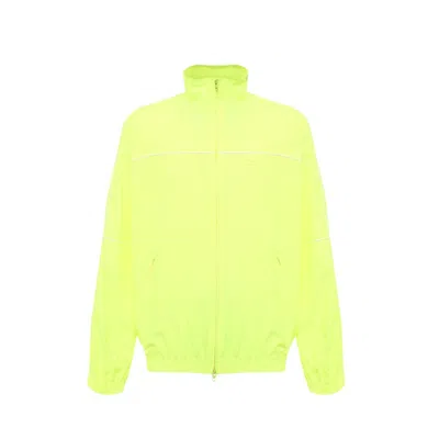 Balenciaga Fluorescent Track Jacket In Yellow