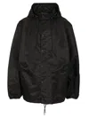 Balenciaga Windbreaker Sweatshirts Black In Black
