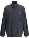 Balenciaga X Under Armour Printed Windbreaker In Gray