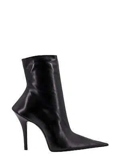 Pre-owned Balenciaga Witch Ankle Boots In Black