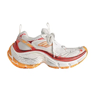 Pre-owned Balenciaga Wmns 10xl Sneaker 'worn-out - White Red Orange' | Women's Size 37